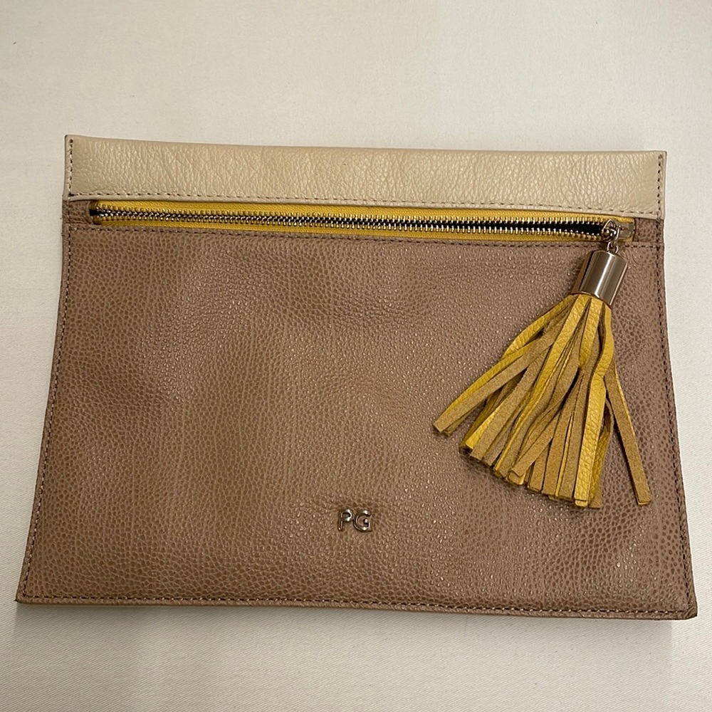 Purificacion Garcia leather clutch